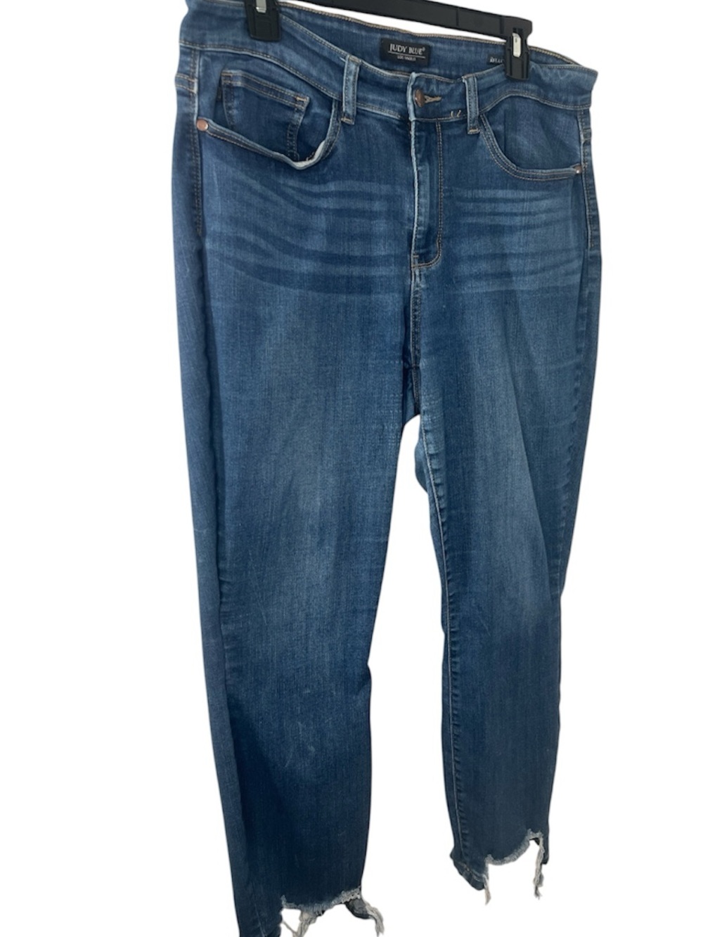 Judy Blue Plus Size Distressed Stretch Cropped Ankle Jeans 16W Relax